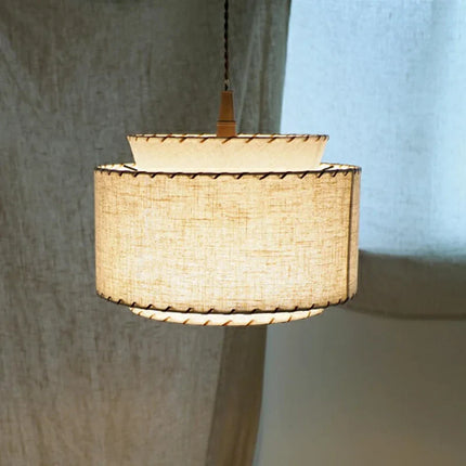 Lustre LED en tissu japonais pour décoration intérieure moderne — LZ4X9T