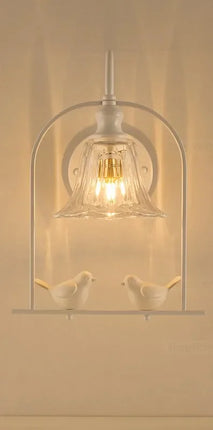 applique murale moderne led en forme d'oiseaux pour décoration