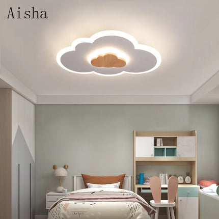 Plafonnier LED nuage style nordique pour chambre d’enfants — LZ4X9T2