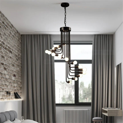 Lustre LED nordique pour loft et restaurant — LZ4X9T1