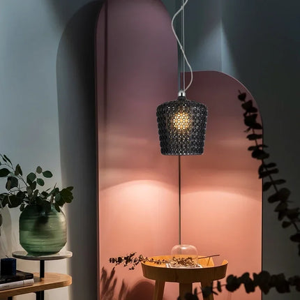 Lustre italien moderne creux décoratif avec éclairage LED acrylique — LZ4P9XQ
