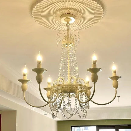 Lustre en cristal style français pour chambre de princesse — LZ4P9XQ