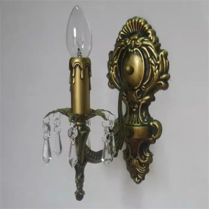 Applique murale classique avec cristaux décoratifs suspendus — LZ4X9P2
