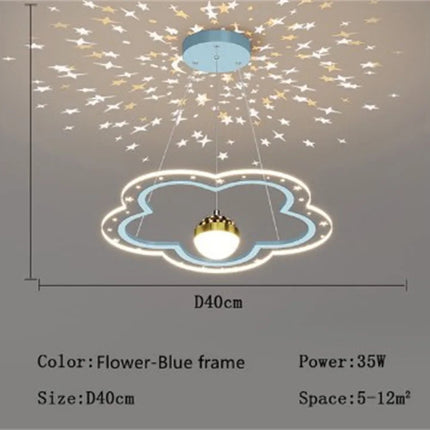 Lustre en forme d’étoile pour chambre d’enfant décorative — LZ4X9P2Q