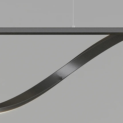 Suspension LED minimaliste en verre avec gradation intégrée — LZ4X9T