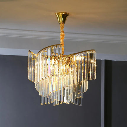 Lustre en cristal dimmable pour ambiance élégante — LZ4G7XQ