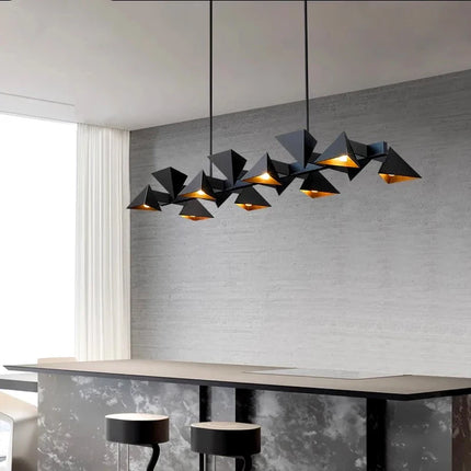 Lustre suspendu moderne LED pour éclairage intérieur salon et salle à manger — LZ4X9T2