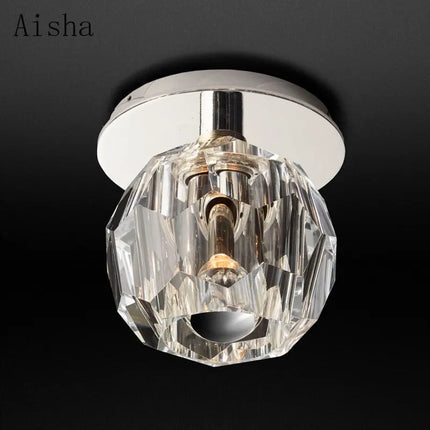 Plafonnier cristal style nordique pour décoration intérieure élégante — LZ4XJ9
