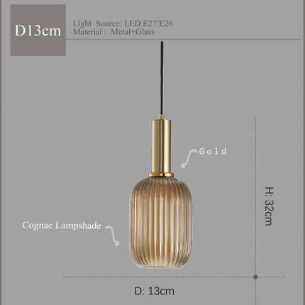 Lustre en verre lumineux pour décoration intérieure élégante — LZ4X9P