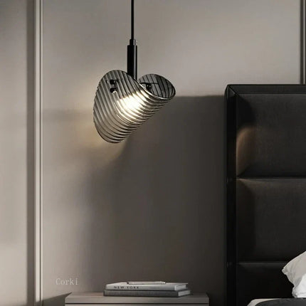 Suspension art déco en verre avec intensité lumineuse réglable — LZ4X9P2