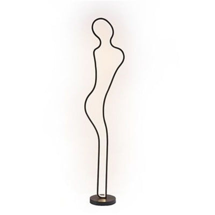 Lampadaire LED design silhouette humaine Linus — LZ4X9P2