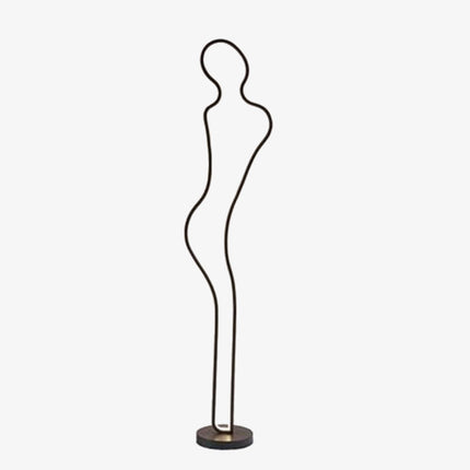 Lampadaire LED design silhouette humaine Linus — LZ4X9P2