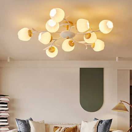 Plafonnier moderne avec télécommande pour intérieur élégant — LZ4X9J