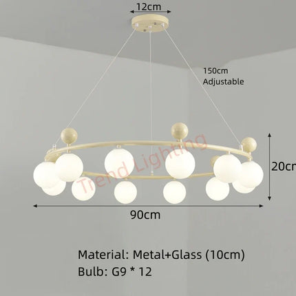 Lustre en verre et métal au design dynamique — LZ4XJ9