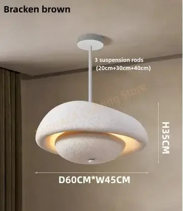 Lustre moderne wabi-sabi pour décoration écologique et créative — LZ4X9T1