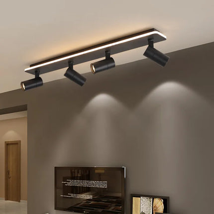 Plafonnier spot LED noir au design moderne — LZ4T9QJ2