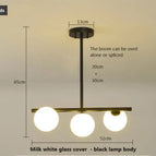 Noir 3 bras Milky / Blanc chaud