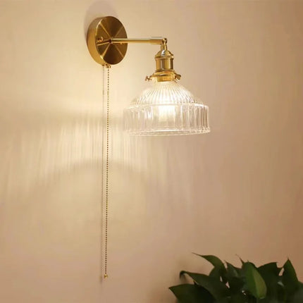 Applique murale moderne en verre avec miroir pour chambre et espace commercial — LZ4X9T