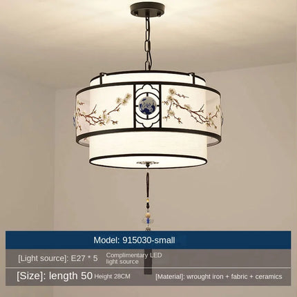 Lustre suspension rétro pour restaurant chinois intérieur — LZ4X9Q2