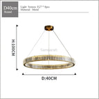 Rond 40cm / 3 lumières commutables