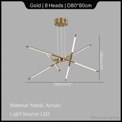 Suspension moderne au design créatif pour décoration intérieure — LZ4X9Q2