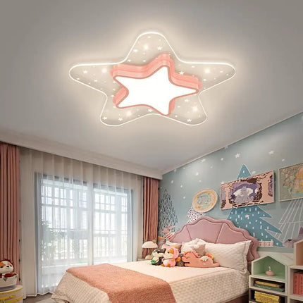 Plafonnier ciel étoilé pour chambre enfant ambiance nordique chaleureuse — LZ4Q7X