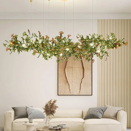 Suspension en verre design ginkgo pour éclairage élégant — LZ4X9M
