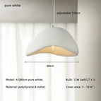 A white D80cm / white light 6500K