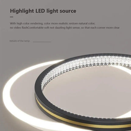 Plafonnier LED moderne au design nordique créatif — LZ4X9P2