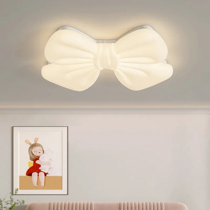 Plafonnier LED à motif nœud romantique pour chambre enfant — LZ4X9T