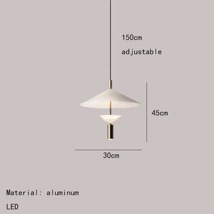 Lustre en métal avec fil réglable et lumière 3000K — LZ4X9V