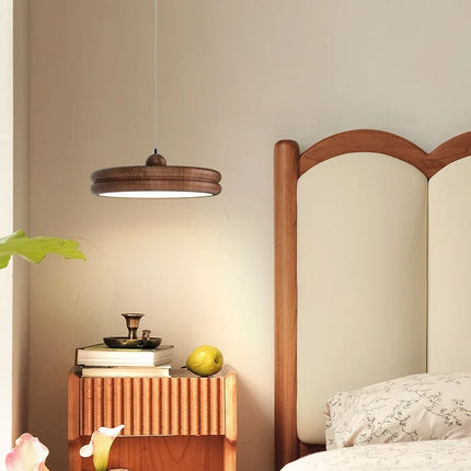 Lustre suspension médiéval style japonais en rondins — LZ4X9T