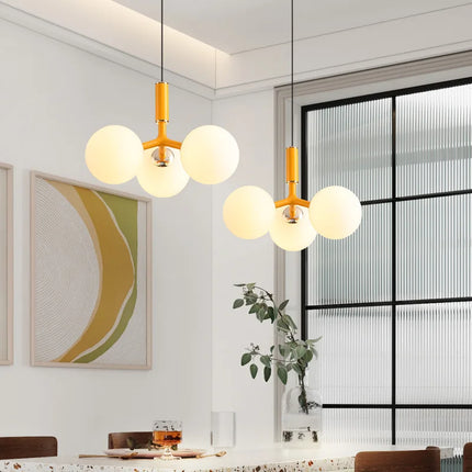 Suspension en verre pour éclairage de cuisine et restaurant moderne — LZ4X9V