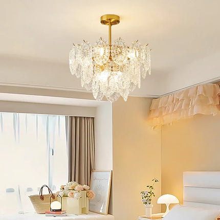 Lustre en verre luxueux pour intérieur élégant — LZ4P9XQ