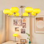 Lampe orange-Down-3 / Blanc chaud