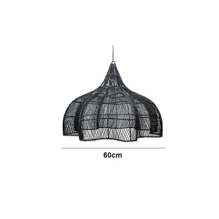 Suspension en rotin aux pétales d’inspiration orientale — LZ4X9P2