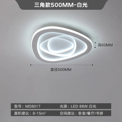 plafonnier moderne minimaliste design créatif lumière led ultra mince