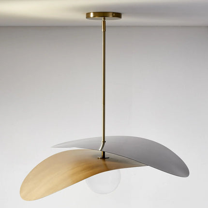Suspension en métal et verre au design épuré — LZ4X9T