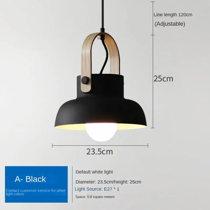 Suspension LED style loft nordique pour cuisine et chambre — LZ4P9X