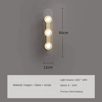 Applique murale en cuivre pour une ambiance moderne et élégante — LZ4X9T2