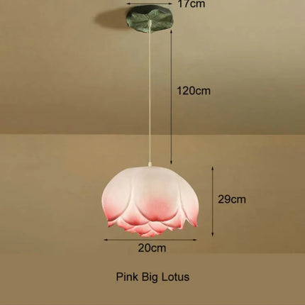 Suspension LED rétro en forme de fleur de lotus — LZ4X9J2