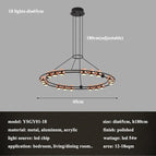 Dia65cm-18 lumières / Lumière neutre (4500K)