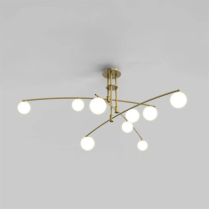 Lustre LED moderne en verre pour salon et cuisine Youlaike — LZ4P9XQ