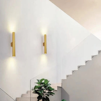 Applique murale LED pour intérieur en doré, noir et blanc 20/30/40 cm — LZ4M7Q2