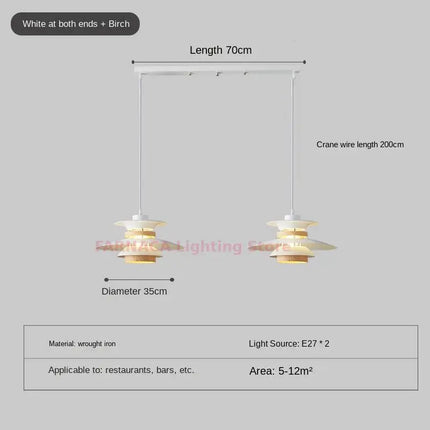 lustre design nordique créatif style japonais pour bar et salon