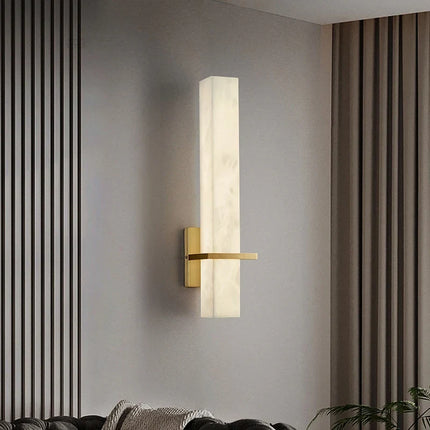 Applique murale en cuivre et marbre pour intérieur raffiné — LZ4T9QJ