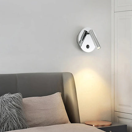 Applique murale chrome avec lecture et angle réglable — LZ4X9T2
