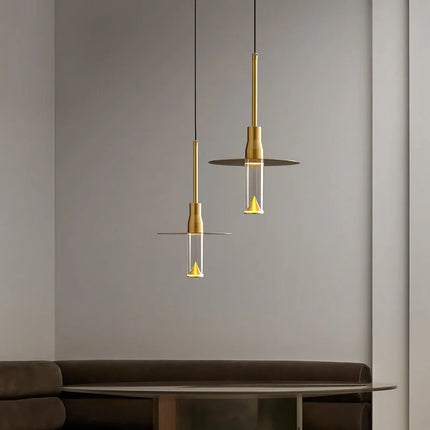 Suspension en cuivre au design élégant pour éclairage intérieur — LZ4X9M