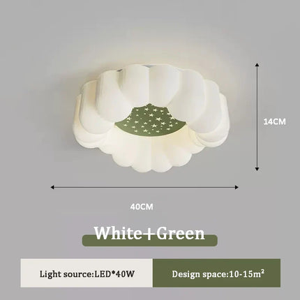 Plafonnier LED décoratif nuages et ciel étoilé pour enfants — LZ4X9T