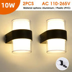 Circulaire Type B 2PC / Aluminium Acrylique / Blanc chaud (2700-3500K)